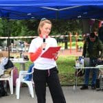 Sporten praznik v park „Zaimov“ vapreki dazhda Poredno yubileyno sabitie na FOZ, gl. as. Zheleva